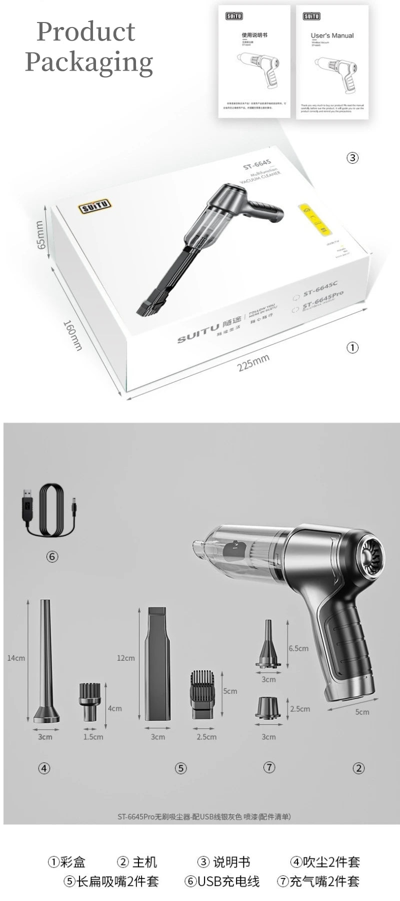 Trådløs Bil støvsuger