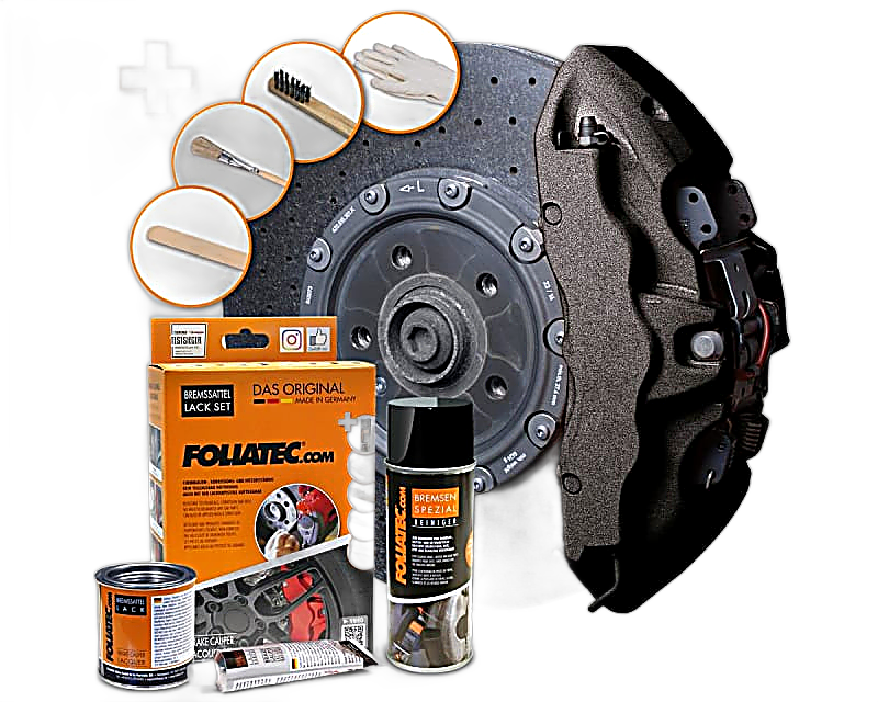 Foliatec kaliperlakk - Carbon Metallic