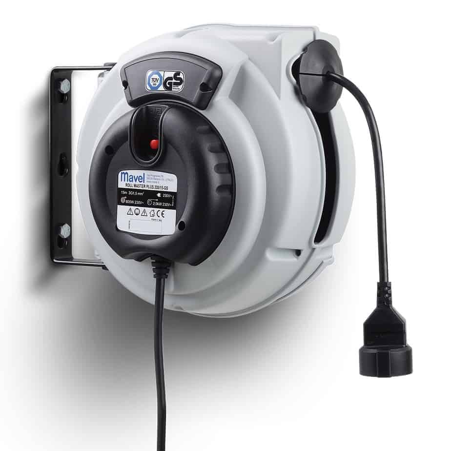 Mavel Roll Master Plus 1.5mm2 15M - Strømtrommel