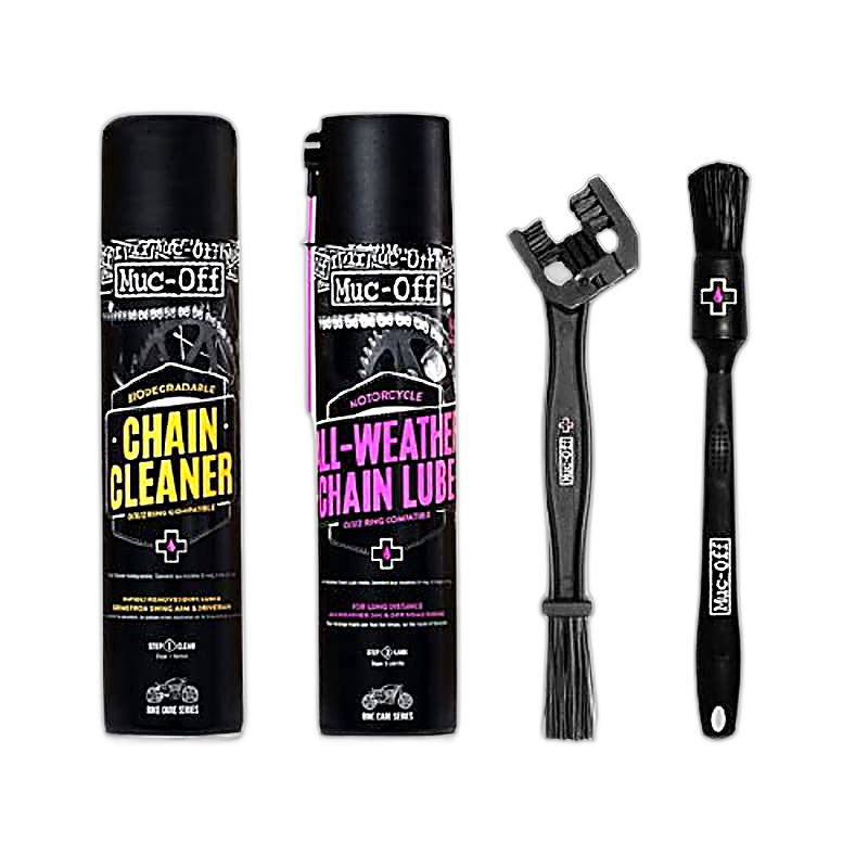 Muc-Off Motorcycle Chain Cleaning & Lube Kit