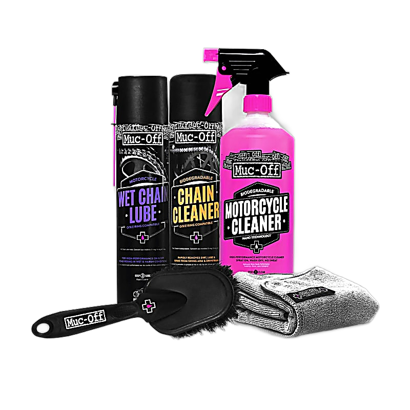 Motorcycle Chain Cleaning & Lube Kit